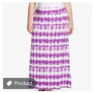 Ava & Viv Knit Tie Dye Maxi Skirt